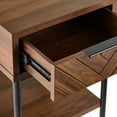 thumbnail image 5 of Better Homes & Gardens Wyatt Geo End Table, Walnut Finish, 5 of 13