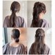 thumbnail image 5 of 7 pinzas extensibles para sujetar colas de caballo, pinzas para el cabello con forma de nido de pájaro, pinzas para el cabello, herramienta para hacer moños tipo donut., 5 of 6