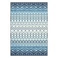 thumbnail image 2 of Haperlare Moroccan Area Rug Washable Living Room Rug Non-Slip Stain-Resistant Area Rug Bohomian Geometric Accent Rug, 4' x 6' Blue, 2 of 5