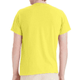 thumbnail image 2 of Hanes Beefy-T Short Sleeve T-Shirt for Men’s, Crewneck Casual Blank Shirt Yellow Tee, M, 2 of 5