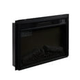 thumbnail image 5 of 23'' Electric Fireplace Insert, Wall Recessed Electric Fireplace, Legahome Fireplace Heater with Log Set Realistic Flame, Remote Control, Adjustable Flame and Temperature, Overheat Protection, 1400W, 5 of 8