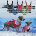 thumbnail image 4 of Dog Life Jacket with Reflective Stripes, Adjustable High Visibility Dog Life Vest Ripstop Dog Lifesaver Pet Life Preserver with High Flotation Swimsuit for Small Dogs pink, 4 of 9