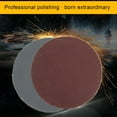 thumbnail image 2 of 1 Pouce 100 Pcs Ponçage Disque Pad Kit Rond Sandpaper Crochet Boucle Ponceuse Backer, 2 of 9