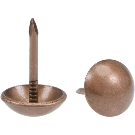 

Uxcell Upholstery Nails Tacks 11Mm Head Dia Antique Round Thumb Push Pins Copper Tone For Furniture Sofa Headboards 60 Pcs