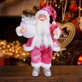 thumbnail image 5 of Polyester Santa Claus Statue 12 Inch Standing Figurine Winter Christmas Home Party Decor, 5 of 5