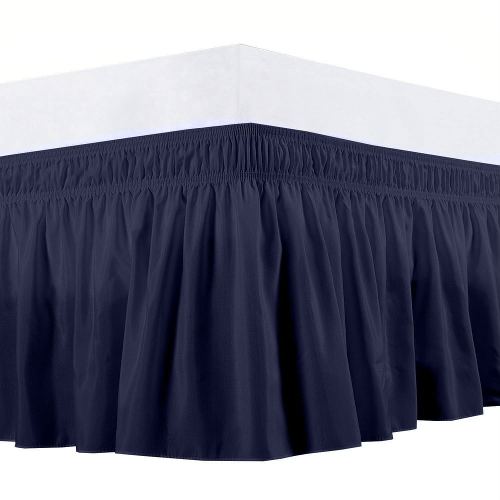 The Great American Store Easy to Fit Wrap Around Elastic Bed skirt