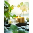 thumbnail image 3 of Bsmart 12x14 Black Modern Framed Museum Art Print Titled - Zen Orchid And Candle, 3 of 5