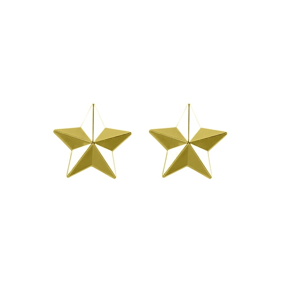 Alta Bicycle Bike Bicycle Star Schrader Bike Valve Caps, Multiple Colors (Gold)