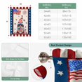 thumbnail image 6 of Independence Day Balloon Curtains for Bedroom/Front Door/Bathroom, US Flag Gnomes Star Striped Burlap Tie Up Curtains 63 Inch Length Light Filtering Kitchen Curtains Shades for Windows 46"x63", 6 of 8
