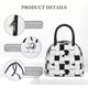 thumbnail image 4 of Fotbe Doodle Cute Cat Bolsa de Almuerzo con Estampado, Lonchera Aislada, Contenedor de Comida Reutilizable Tipo Cooler a Prueba de Fugas, 4 of 6