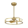 thumbnail image 5 of Warm Brass LED Fandelier from the Vesta Collection, 5 of 6
