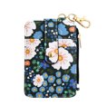 thumbnail image 1 of Hearth & Gear Vertical Zipper Card Holder Keychain Slim Bifold Wallet With Secure Pocket And Metal Hook For Easy Carry, 1 of 4