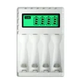 thumbnail image 1 of Cargador de baterías LCD de 4 ranuras para pilas AA/AAA, cargador de baterías NiMH USB, 1 of 5