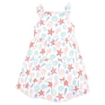 thumbnail image 4 of Hudson Baby Vestidos De Algodón Para Niñas Multicolor Conchas De Mar 3-6 Meses, 4 of 4