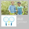 thumbnail image 4 of FUTUREORYY 2pcs Small Tennis Racket ABS Assorted Color For Outdoor Sports Activity Toy Design, 4 of 5