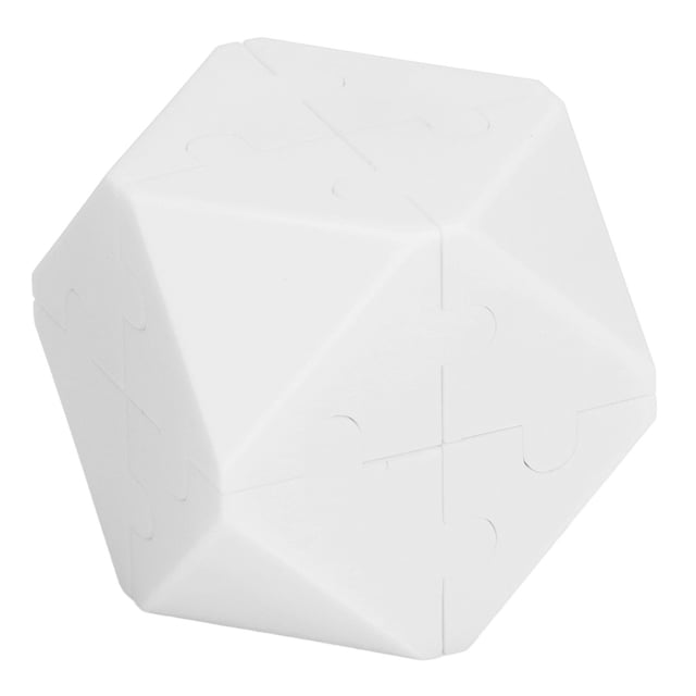 Logic Puzzle Assembly Toy, ABS Logic Puzzle Toy For Home Travel For Adult White