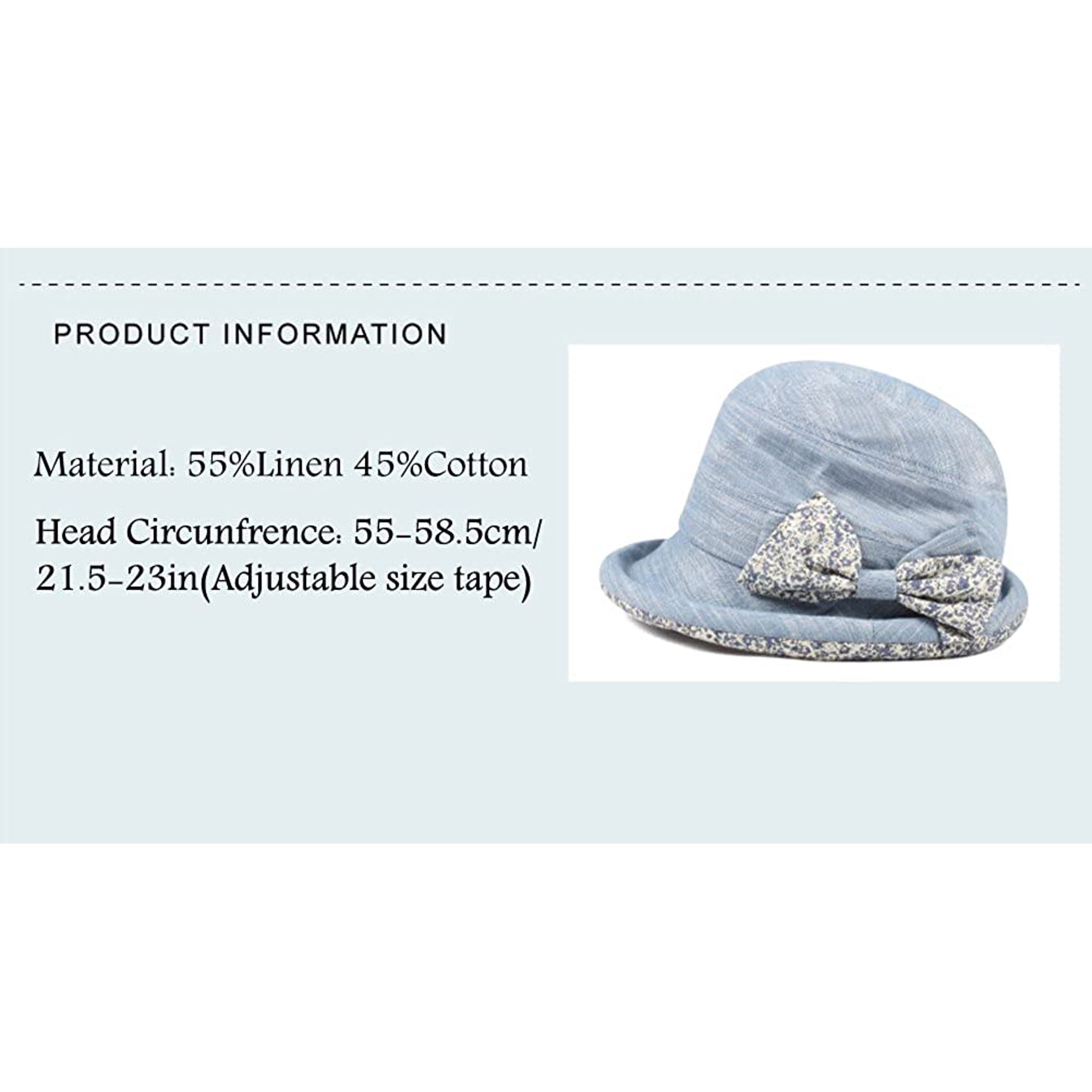 Women\'s Hat Foldable Floral Bucket Rolled bowknot Womens Floral Bowknot Straw Sun Hat Wide Brim Floppy Jamaica  main image 2