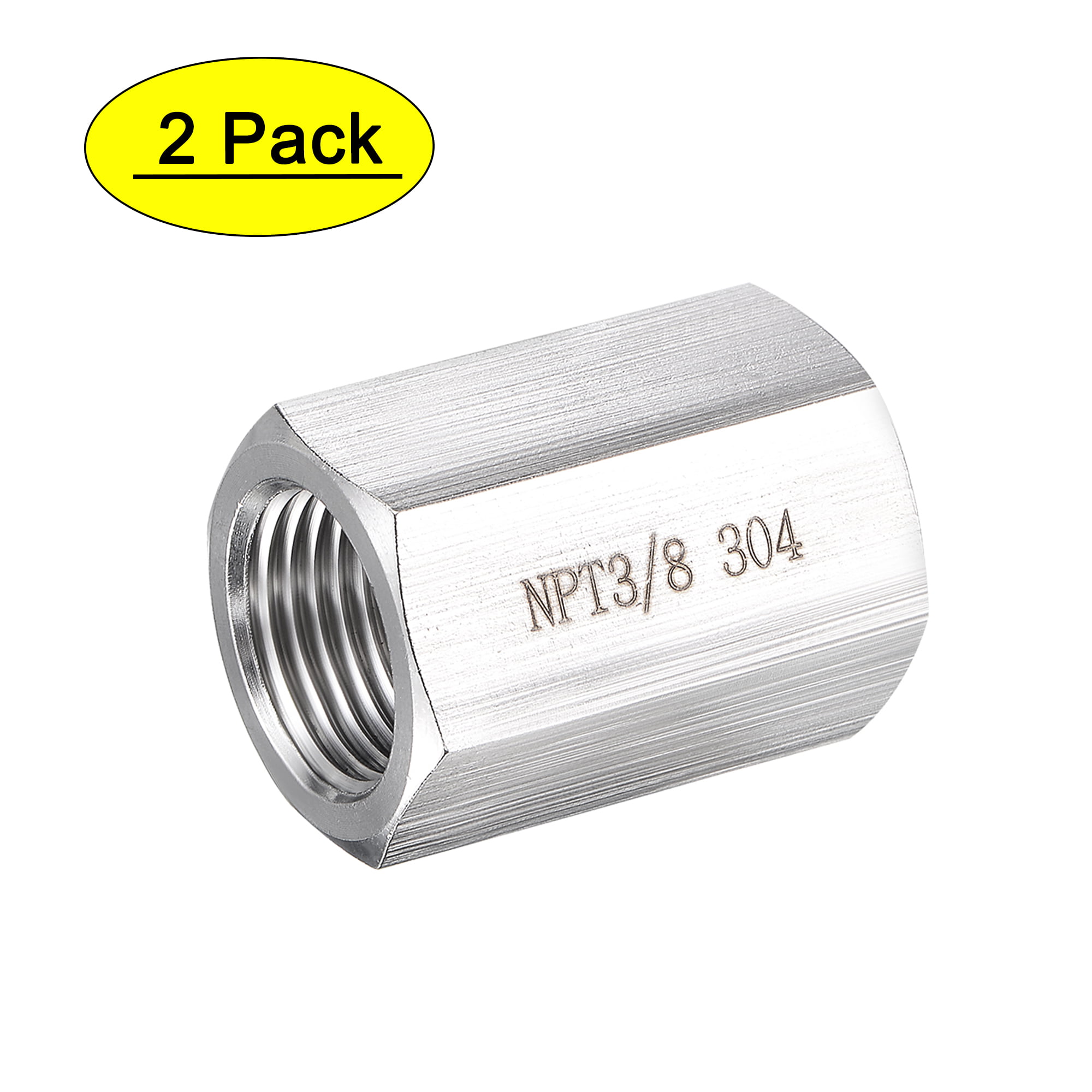 1/4" NPT Female One Way Check Valve 304 Stainless Rust Water Gas Oil Non-return 
