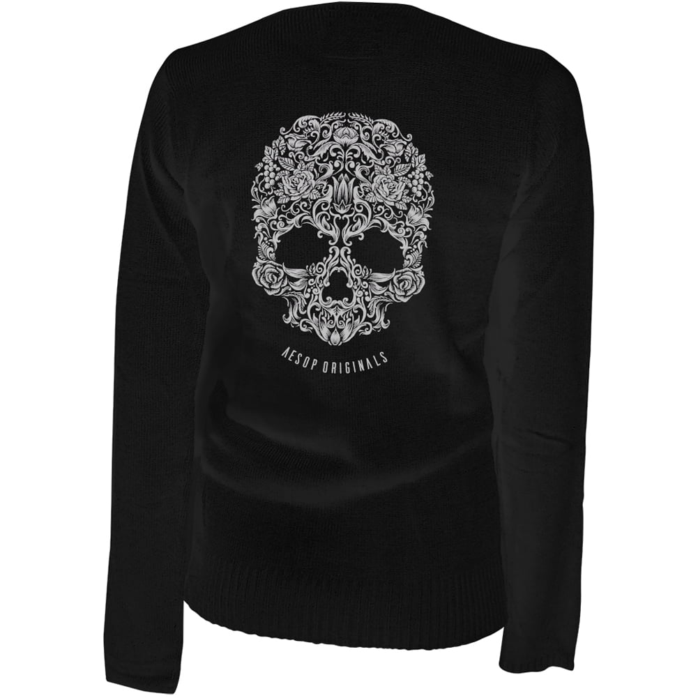 walmart skull cardigan