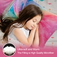 thumbnail image 5 of Btargot 6 Piece Girl Comforter Set Twin Galaxy Pink Green Colorful Swirl Rainbow Bedding Set, 5 of 12