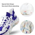 thumbnail image 7 of Flower Dress Pattern Walking Shoes for Men Woman Lightweight Tennis Fashion Elastic Sports Shoes Cushion Basketball Shoes, 7 of 7