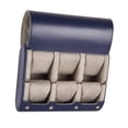 thumbnail image 4 of Estuche organizador de relojes con 6 ranuras de piel sintética, portátil, accesorio de protección para hombres y mujeres, resistente al polvo, para Azul, 4 of 8