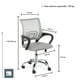 thumbnail image 3 of Silla de Escritorio Ergonómica Big Room Mesh Para oficina giro 360 gris KT-251, 3 of 8