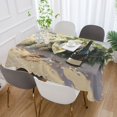 thumbnail image 5 of BZSMCE Square Tablecloth White Wine by The Sea Pattern Tableclothes, 5 of 9