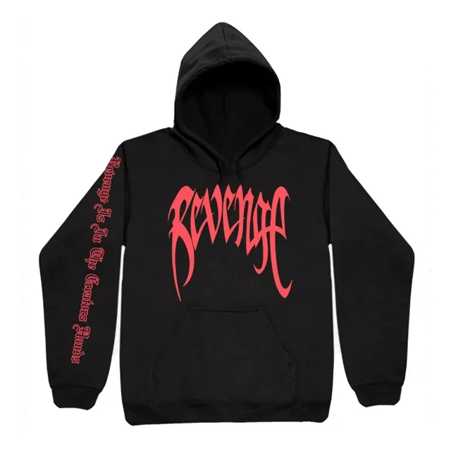 Xxxtentacion Sudadera Revenge Hoodie Inspired Red Hand