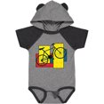 thumbnail image 3 of Inktastic Bike Pattern Blocks Boys or Girls Baby Bodysuit, 3 of 5
