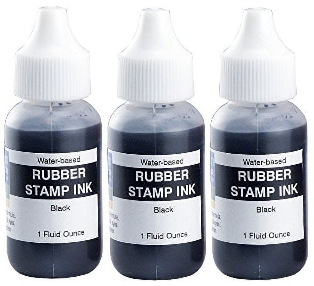 Infusion 7" x 11" Extra Large Industrial Stamp Ink Pad, Your Go To Large Stamp Ink Pad for Bright Color, Even Coverage and Durability, Black Stamp Pad