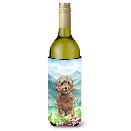 

Mountian Flowers Labradoodle Wine Bottle Beverage Insulator Hugger