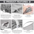thumbnail image 4 of Cat Shower Net Bag Grooming Bathing Adjustable Washing Bag Multifunctional Cat Restraint Accessories Prevent Biting Scratching, Nail Trimming, Ears Clean, Keeping Calm, 4 of 7