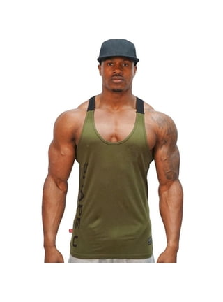 GYM RAT GYM VEST STRINGER BODYBUILDING MUSCLE TRAINING TOP FITNESS SINGLET