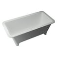 thumbnail image 2 of Transolid Milan 69'' x 29.5'' Freestanding Soaking Bathtub, 2 of 7