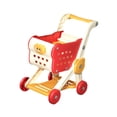 thumbnail image 4 of Carrito de compras de juguete, carrito de supermercado, carrito de almacenamiento de juguetes, juego de carrito de supermercado, juguete para niños de rojo, 4 of 8