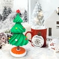 thumbnail image 2 of Cute Dancing Christmas Tree, Portable Mini Swaying Tree for Christmas Decoration, 3D Printed Spinning Fidget Toys Xmas Tree Desktop Toy Xmas Desk Decor for Home Office Work, 2 of 5