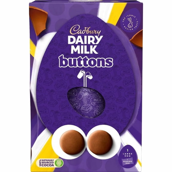Cadbury Dairy Milk Buttons 190g, Imported from Britain