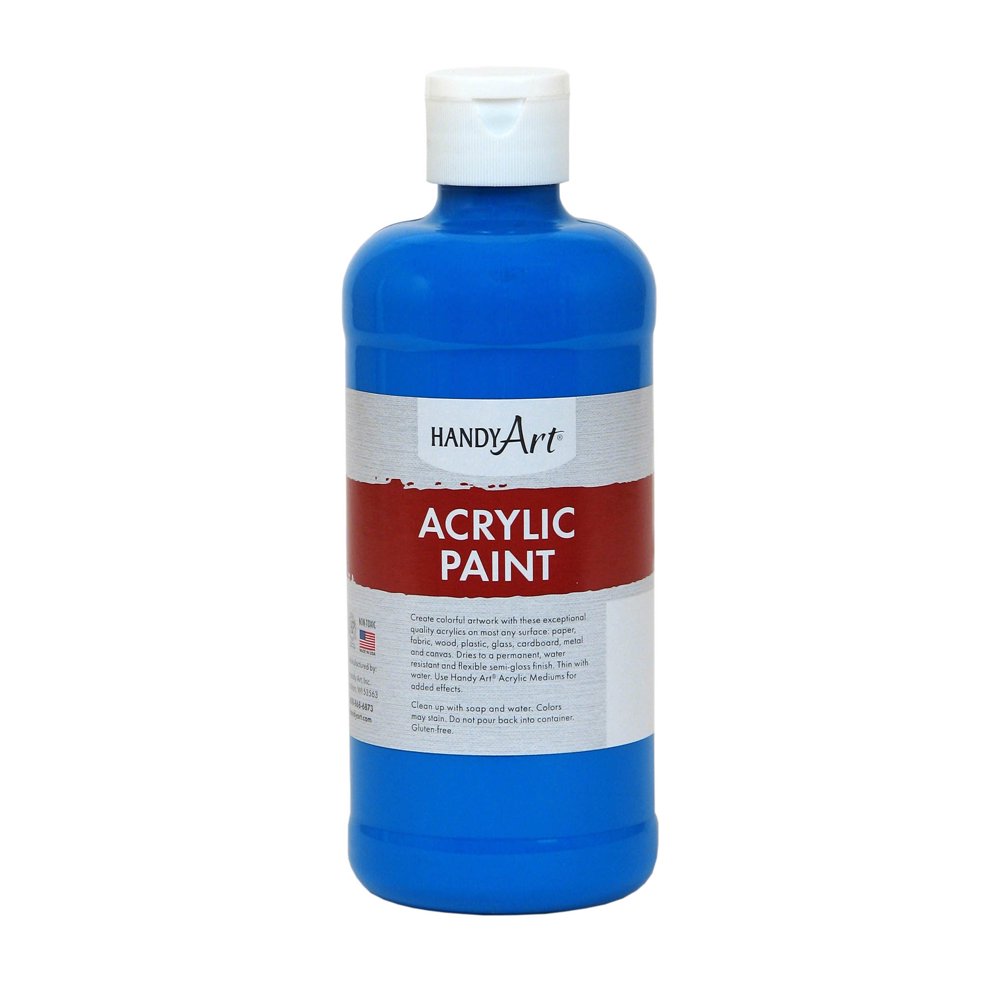 Handy Art® Acrylic Paint 16 oz, Cobalt Blue, Set of 3 bottles Walmart