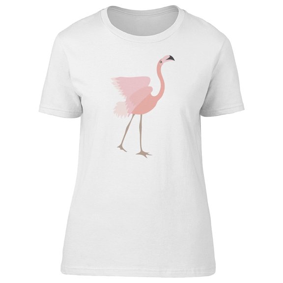 Beautiful Pink Elegant Flamingo Tee Women's -Image by Shutterstock