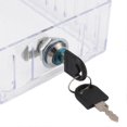 thumbnail image 2 of Thermostat Lock Box, Large Universal Home Thermostat Protective Box, Clear Cover with Key for Wall Thermostat, 2 of 4