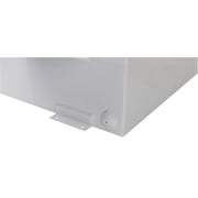 Delta 486000 37 Gallon Vertical Steel Liquid Transfer Tank - White