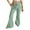 Mint Green #2, variant on WULMLEO Wide Leg Sweatpants Women Casual Flare Pants with Pockets Straight Leg Y2k Baggy Sweatpants Fall Fleece Sweat Pants White S