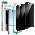 thumbnail image 1 of Protector de pantalla ESR para iPhone 17 Pro, vidrio de privacidad, pack de 3, 1 of 7