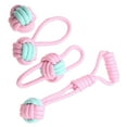 thumbnail image 2 of Dog Rope Toy Set,4pcs Dog Rope Toy Dog Teething Rope Toys Pet Rope Toys Maximized Efficiency, 2 of 8