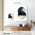 thumbnail image 4 of Elephant Stock Dark Navy Wall Art - Vertical Canvas Wall Art - Living Room Wall Decor - Abstract Canvas - White And Gold Decor By Urban Epiphany - 8" x 12", 4 of 8