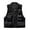 Black, variant on Puffer vest Men's Fishing Vest Utility Travel Vest With Pockets Outdoor Work Photo Cargo Fly Summer Vest