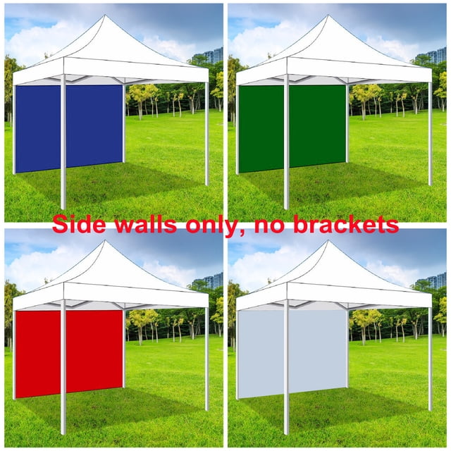 Fiudx Pared Lateral Instantánea, Protección Uv, Tela Resistente a La Decoloración, Compatible con Toldos de 3 X 3 M, Parasol para Cenador, Bloquea El Calor Del Sol, Ideal para Eventos Al Aire Libre,