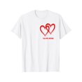 thumbnail image 2 of Red Heart Cool Love Heart Graphic Valentines Day Men Women T-Shirt, 2 of 7