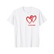 thumbnail image 2 of Camiseta con gráfico de corazón rojo y corazón de amor para San Valentín para hombre y mujer, 2 of 7